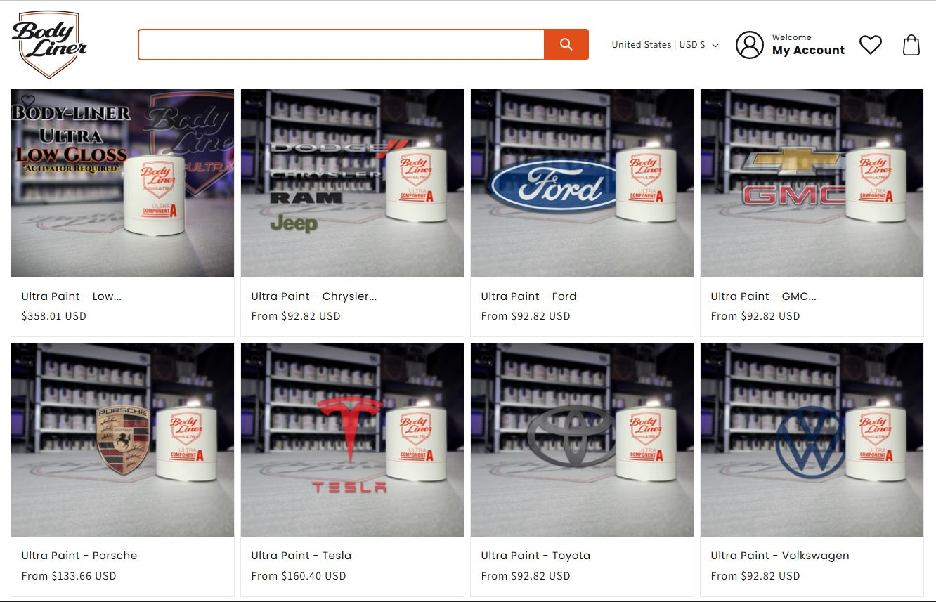 New Paint Codes Added! – Body-Liner